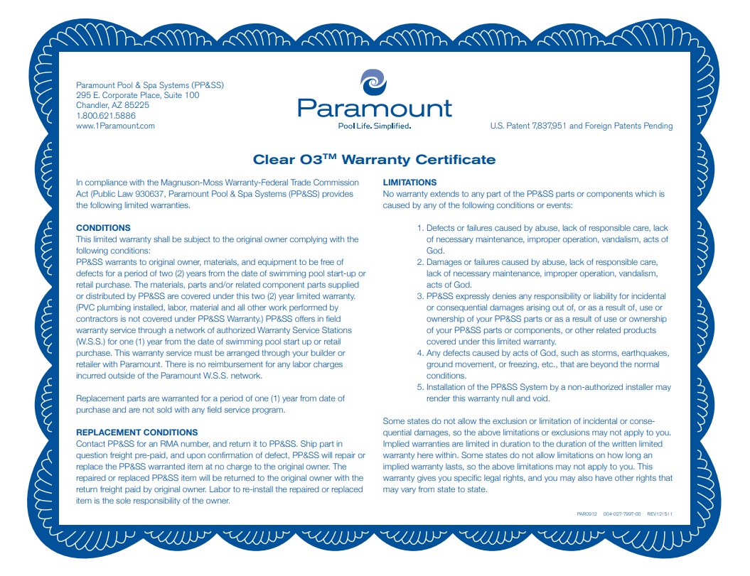 ﻿Paramount Clear O3
